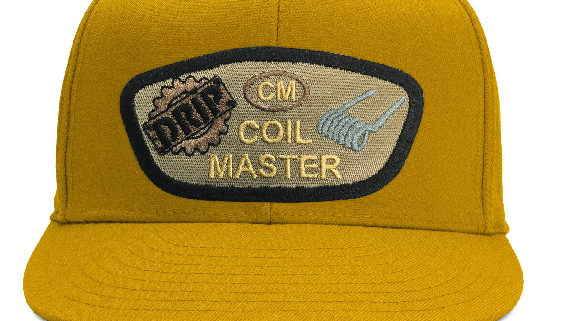 baseball cap with embroidered patch