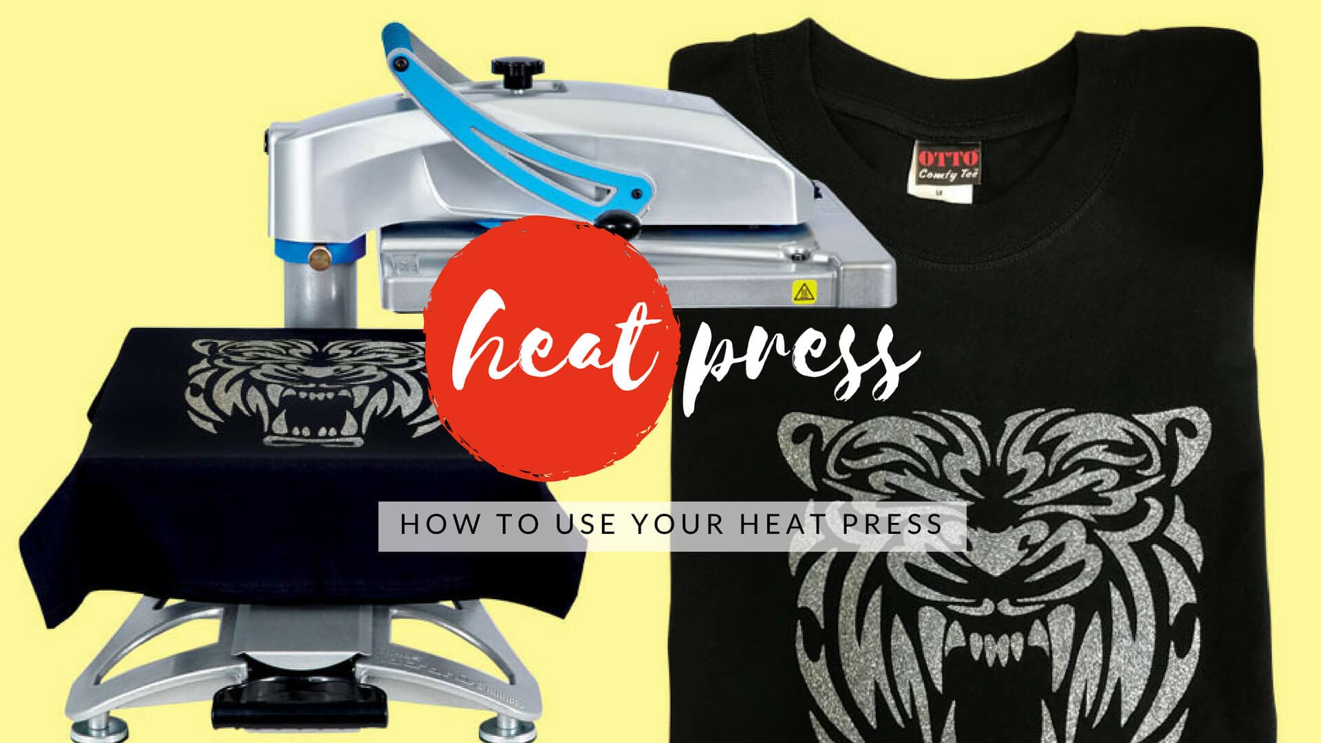 T-Shirt Heat Press Equipment Usage Guide for Start-Up T-Shirt Shops