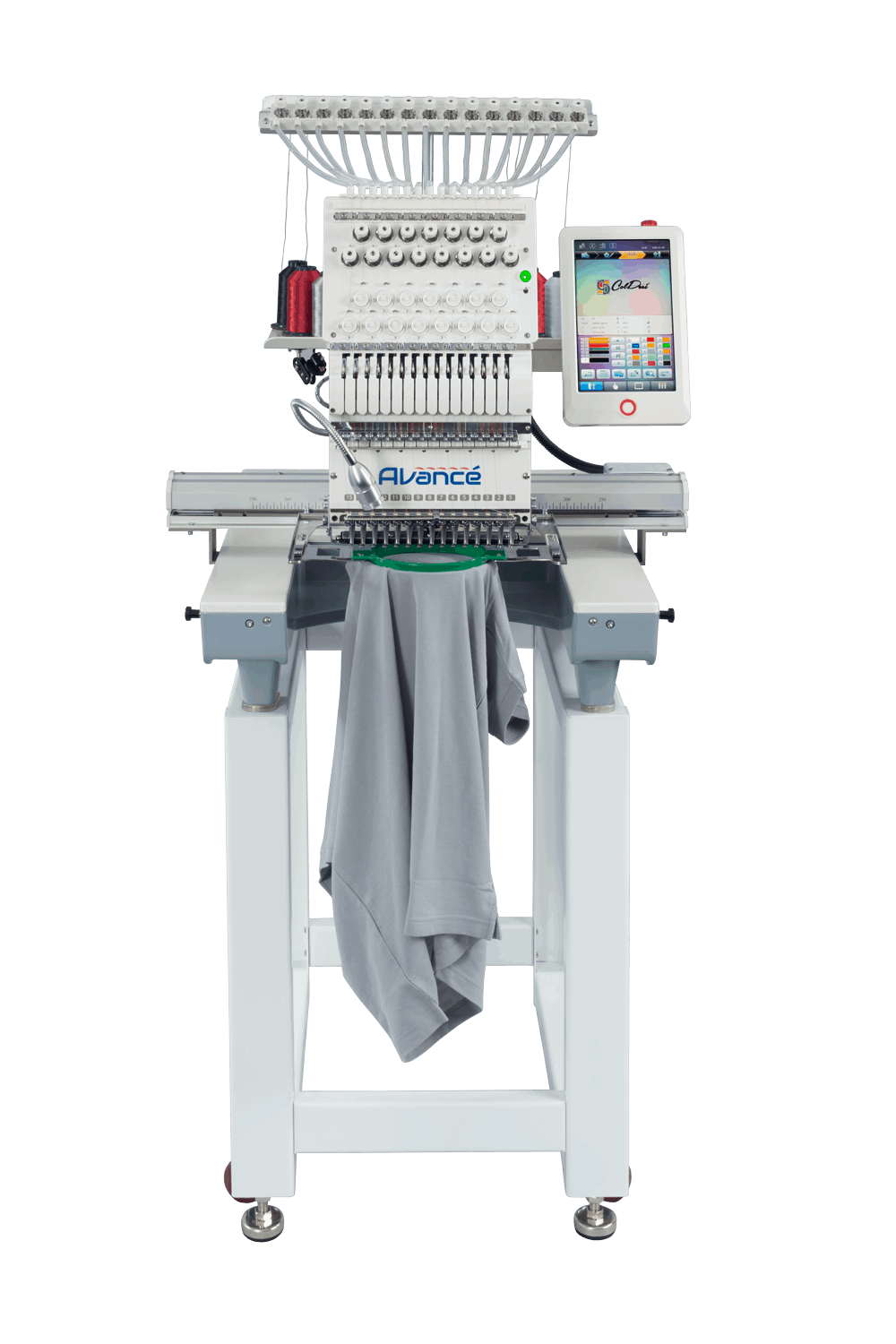 multi-head embroidery options