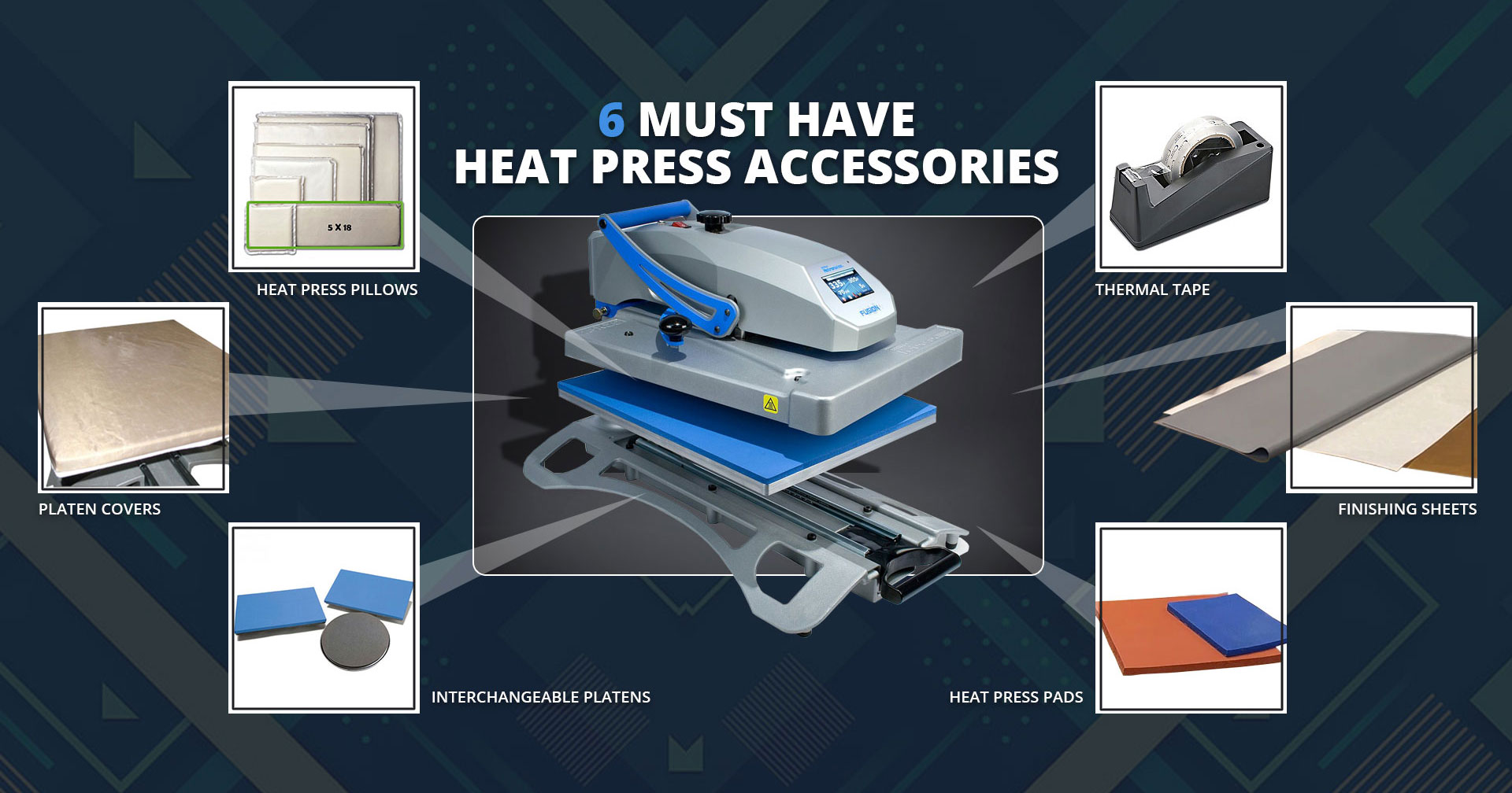Video Connection: 6 Must Have Heat Press Accessories - ColDesi