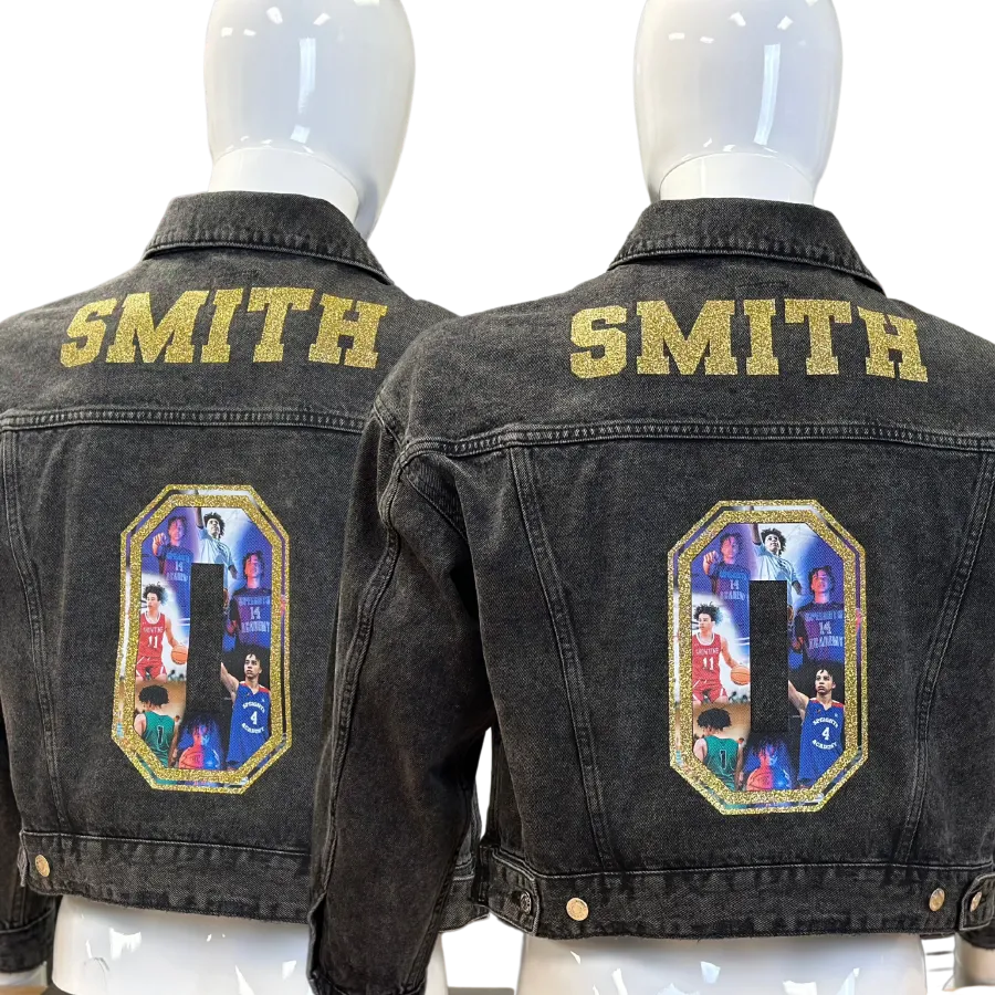 Custom made personalised denim jackets  Customised denim jacket, Jacket  badge, Unique denim jacket