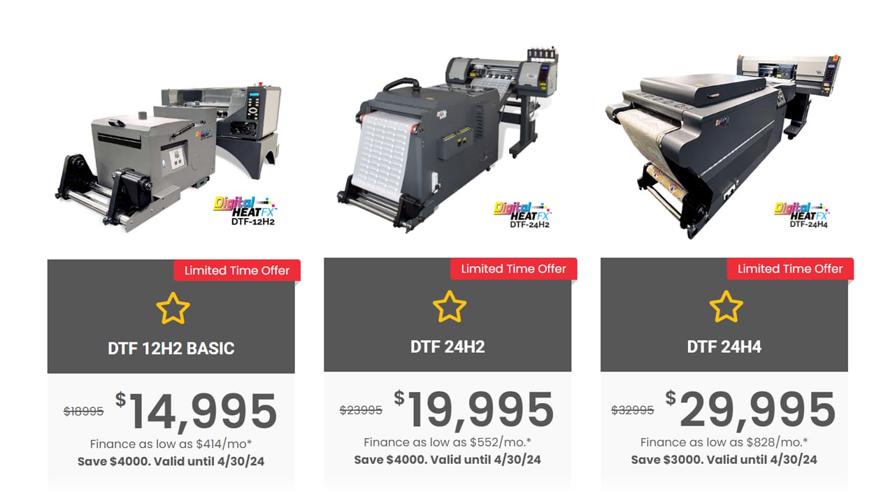 DTF Printer Price Comparison