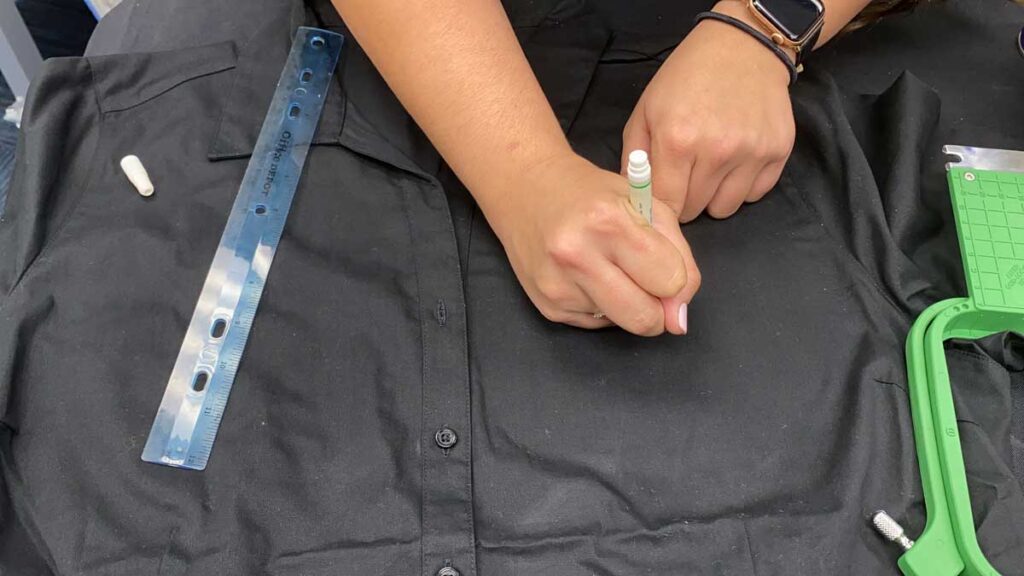 Embroidering Left Chest Logos