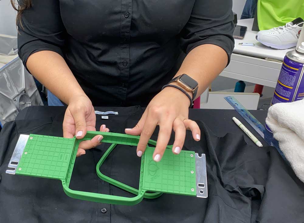 Embroidering Left Chest Logos