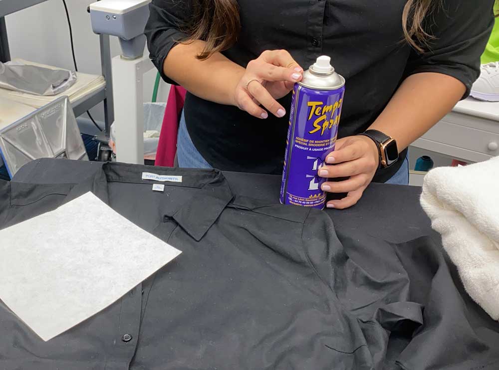 Embroidering Left Chest Logos